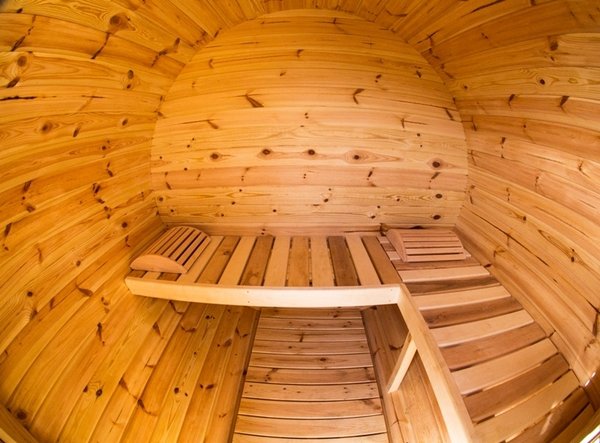 Sauna Saunafass Fasssauna L170 D197cm