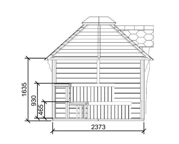 Sauna Saunakota 4.5m² 45mm*