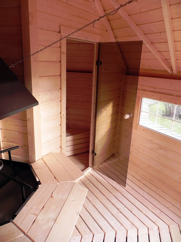 Grillkota Grillhütte Sauna Saunakota 16.5m²