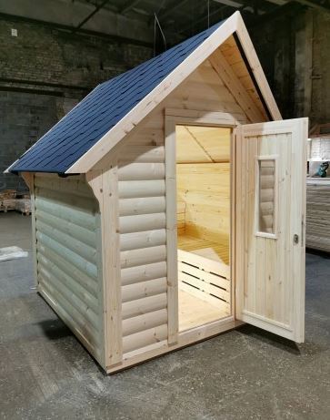 Sauna Gartensauna Kota 4.0m² Kiefer 45mm