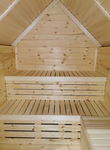 Sauna Gartensauna Kota 4.0m² Kiefer 45mm