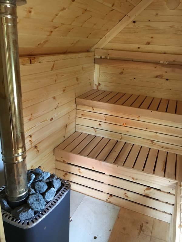 Grillkota KOTA 9.2m² Sauna 250cm 2 Anbauten