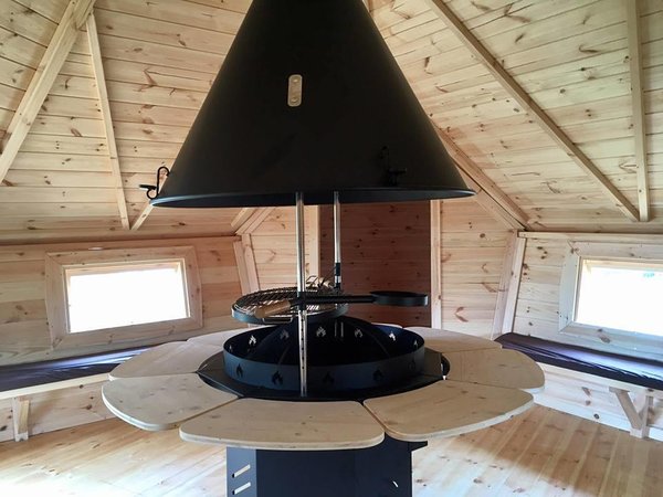 Glamping KOTA  Eventhütte 16.5m² konisch Anbau 250cm